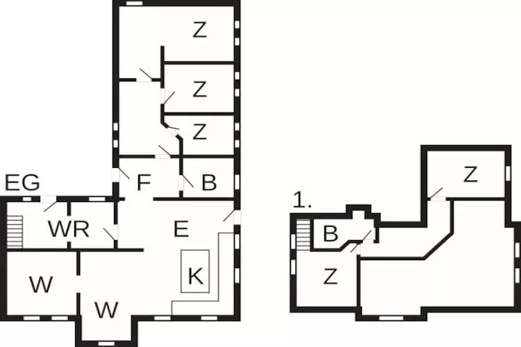 12 persoons vakantie huis in Sønder Omme-By Traum-Plattegrond