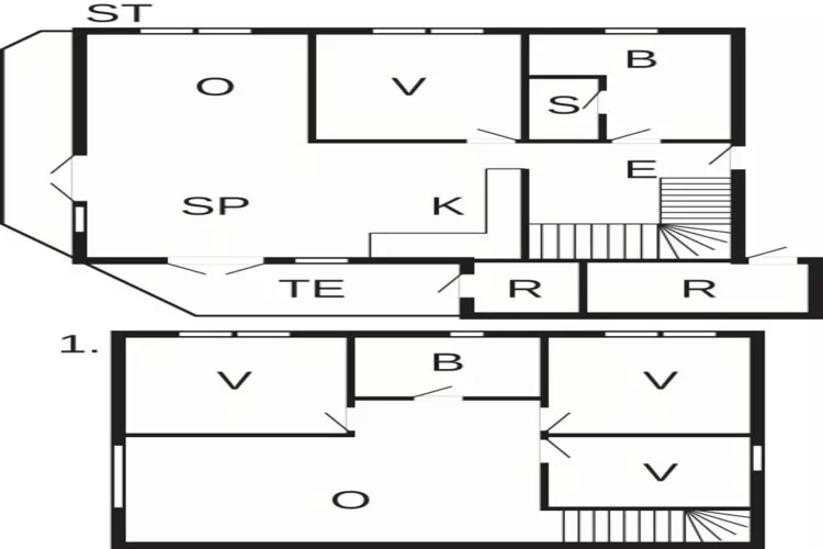 Luxe Spa Retreat in Romo -- By Traum Ferienwohnungen-Plattegrond