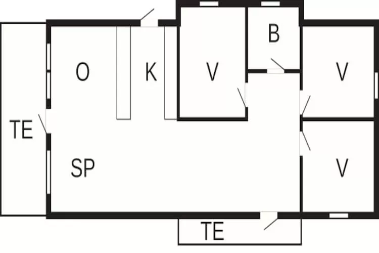 6 persoons vakantie huis in Jægerspris-By Traum-Plattegrond