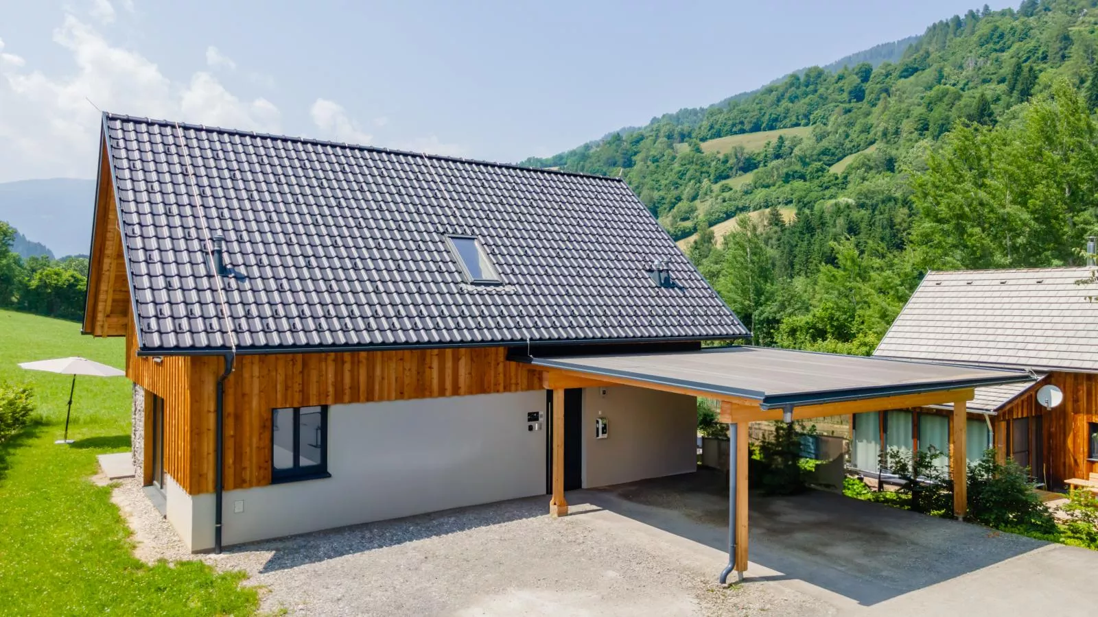 Mountain Chalet Alpinchique-Buitenkant zomer