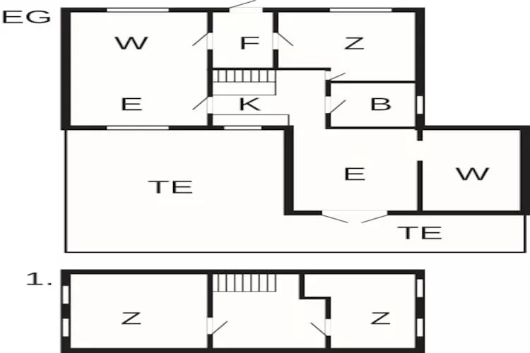 Sfeervol Dorpsverblijf -- By Traum Ferienwohnungen-Plattegrond