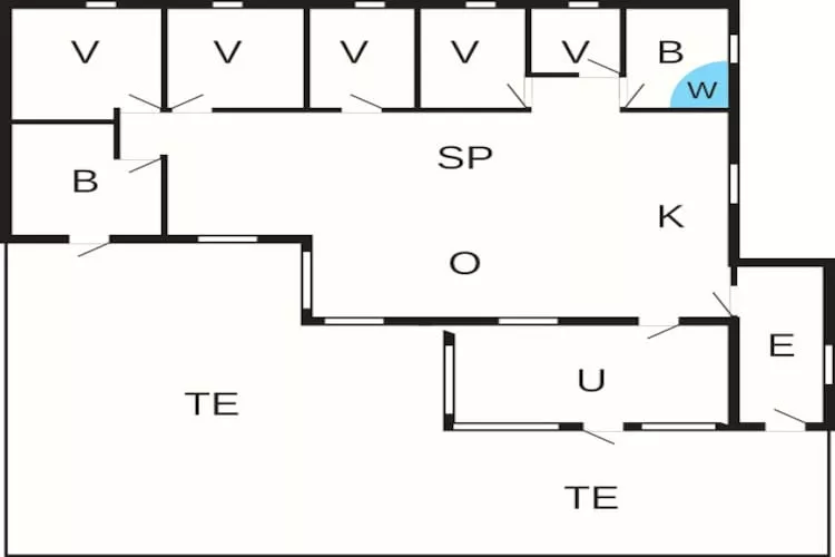 12 persoons vakantie huis in Hadsund-By Traum-Plattegrond
