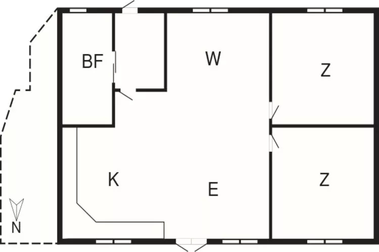 4 persoons vakantie huis in Ebeltoft-By Traum-Plattegrond