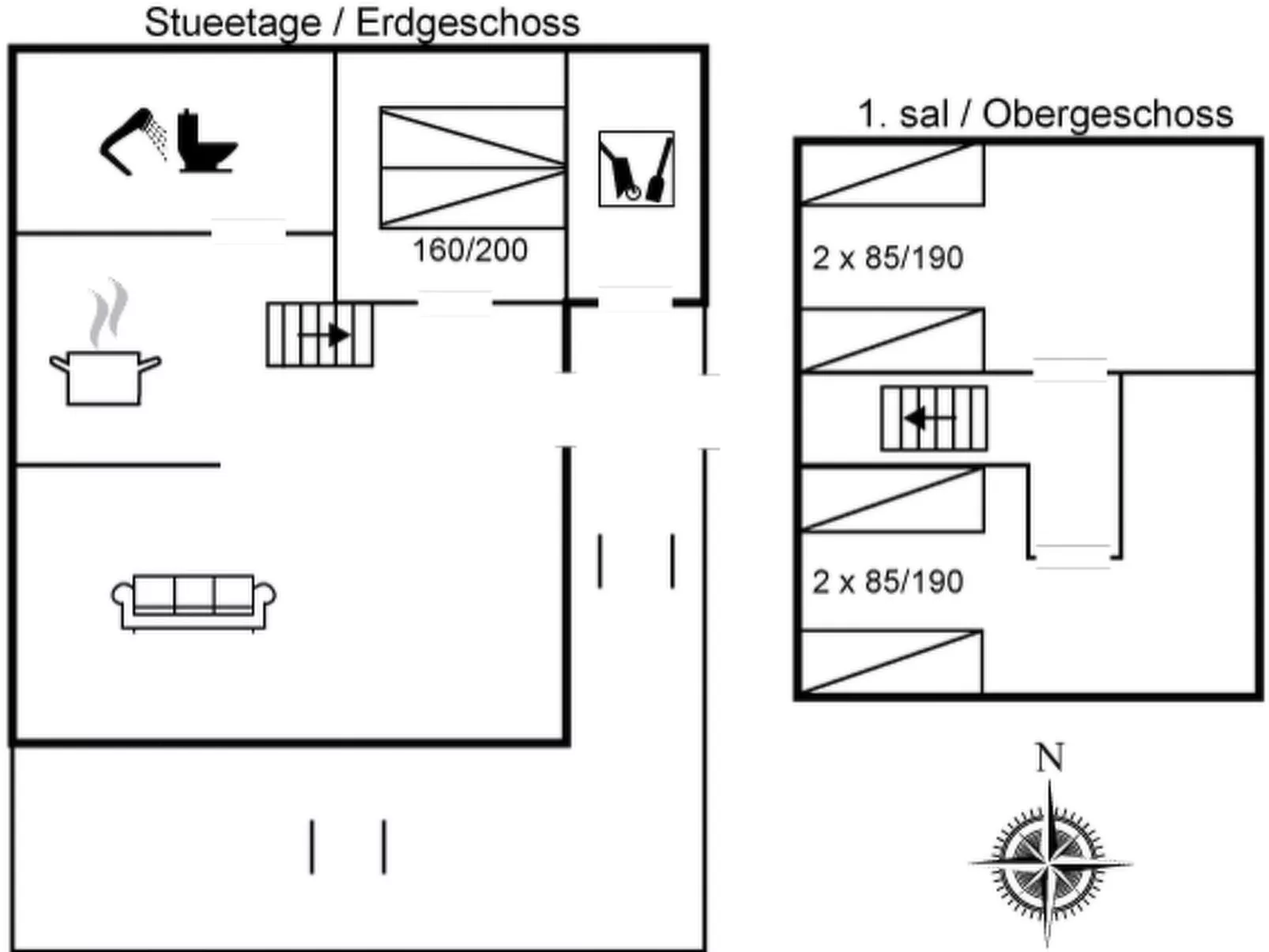 "Dina" - 200m to the fjord-Binnen