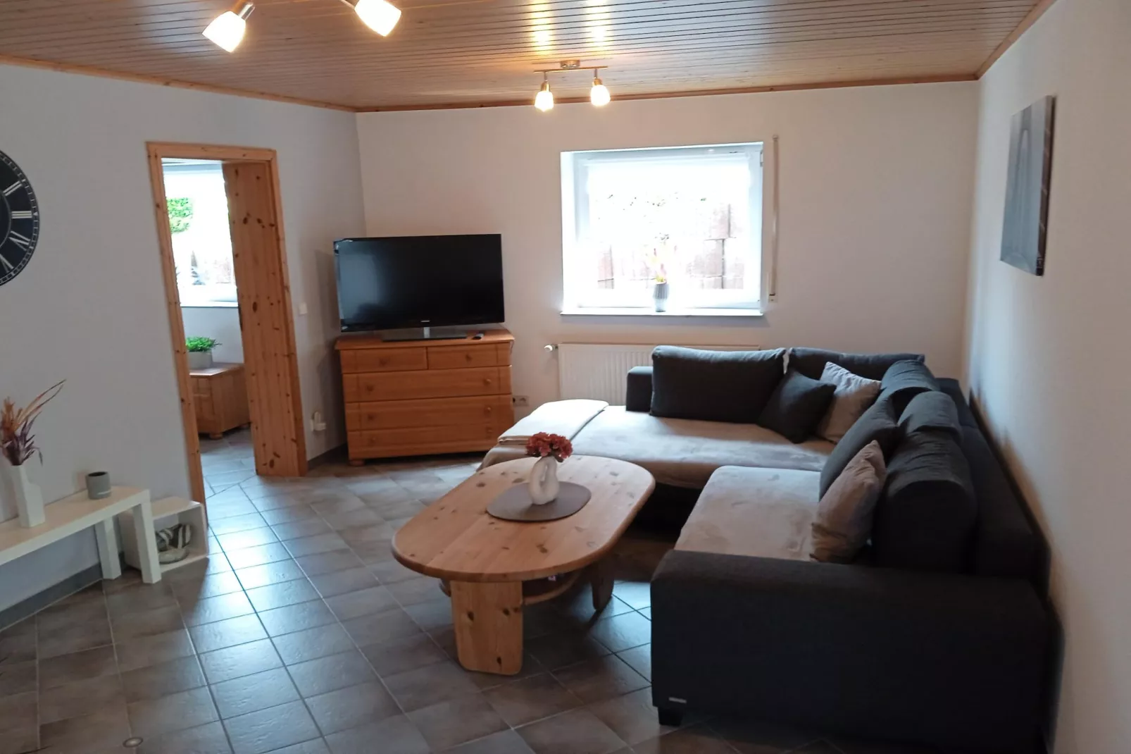 Ferienwohnung Andrea-Woonkamer
