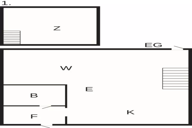 4 persoons vakantie huis in Tønder-By Traum-Plattegrond