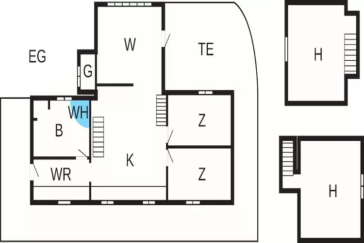 6 persoons vakantie huis in Nykøbing M-By Traum-Plattegrond