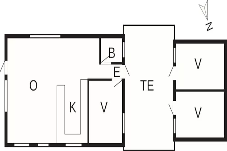 6 persoons vakantie huis in Højslev-By Traum-Plattegrond