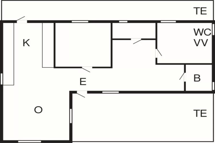 4 persoons vakantie huis in GUSUM-By Traum-Plattegrond