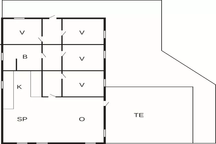 5 persoons vakantie huis in Børkop-By Traum-Plattegrond