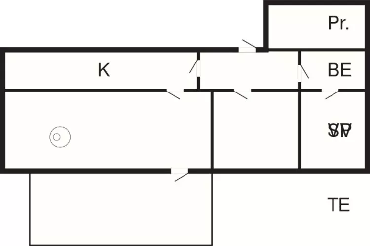 4 persoons vakantie huis in Østervrå-By Traum-Plattegrond