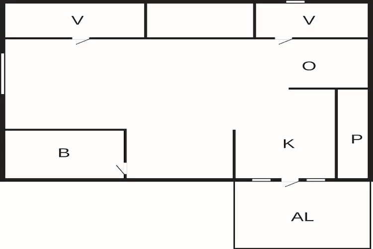 6 persoons vakantie huis in BOLLEBYGD-By Traum-Plattegrond
