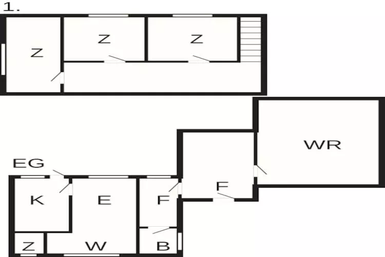 6-persoonshuis in Ærøskøbing-By-Plattegrond