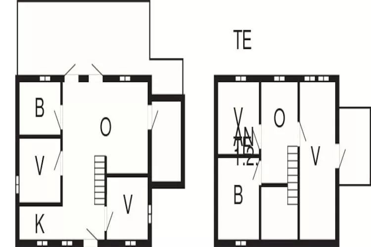 8 persoons vakantie huis in Bjert-By Traum-Plattegrond