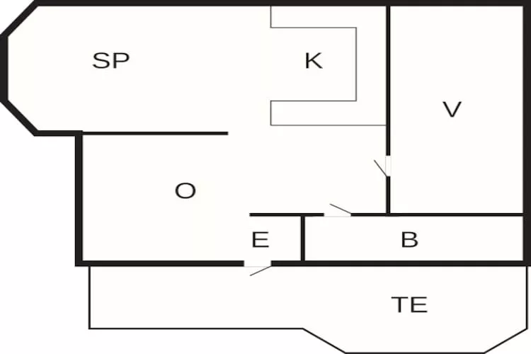 5 persoons vakantie huis in SÖLVESBORG-By Traum-Plattegrond