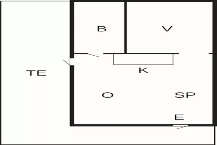 3 persoons vakantie huis in SÖLVESBORG-By Traum-Plattegrond