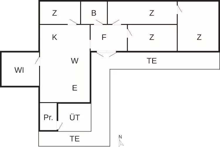 6 persoons vakantie huis in Thyholm-By Traum-Plattegrond