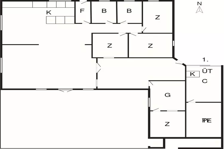 8 persoons vakantie huis in Hejls-By Traum-Plattegrond