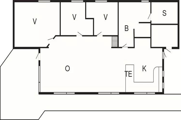 6 persoons vakantie huis in Pandrup-By Traum-Plattegrond