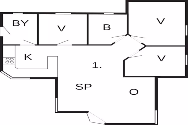 6 persoons vakantie huis in Væggerløse-By Traum-Plattegrond