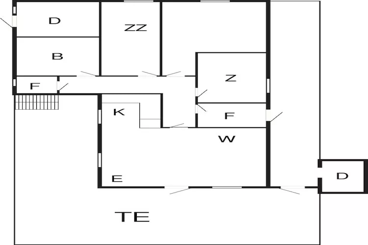 6 persoons vakantie huis in Ånneland-By Traum-Plattegrond