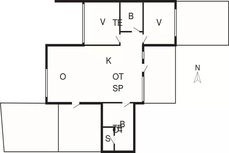 6 persoons vakantie huis in Hadsund-By Traum-Plattegrond