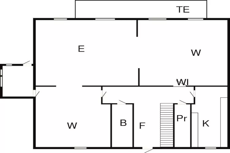 Kustcharme in Gedser -- By Traum Ferienwohnungen-Plattegrond