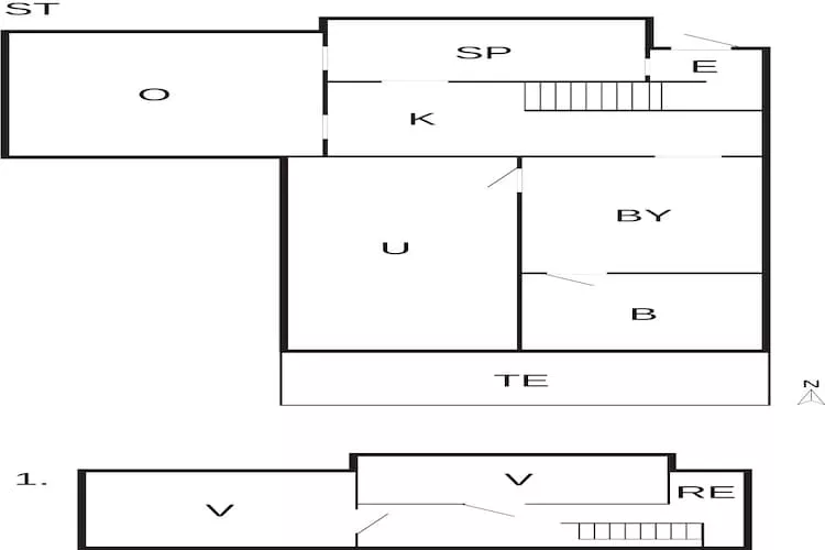 6 persoons vakantie huis in Thisted-By Traum-Plattegrond