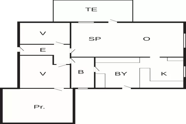4 persoons vakantie huis in Haderslev-Plattegrond