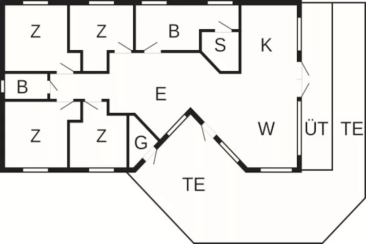 8 persoons vakantie huis in Nexø-Plattegrond