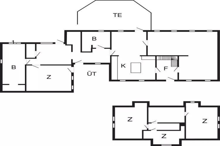 4 sterren vakantie huis in Asperup-By Traum-Plattegrond