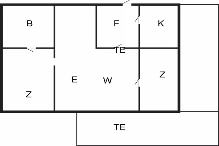 4 persoons vakantie huis in Nykøbing M-By Traum-Plattegrond