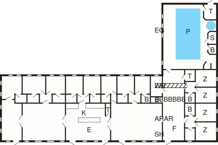 5 sterren vakantie huis in Spøttrup-By Traum-Plattegrond