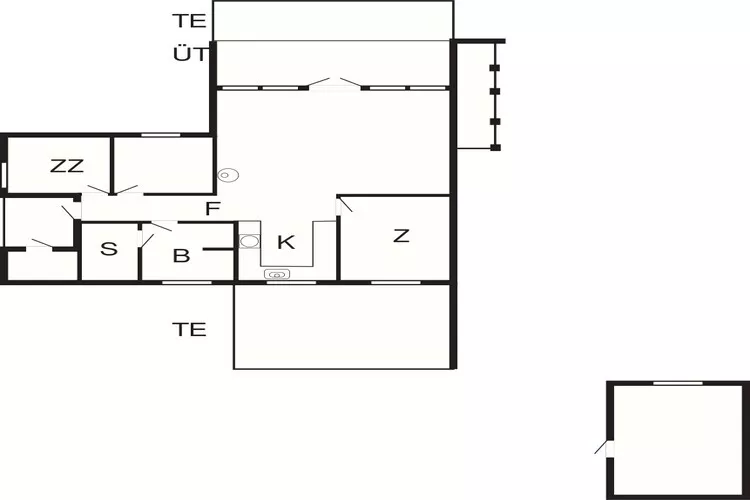 6 persoons vakantie huis in Fårvang-By Traum-Plattegrond