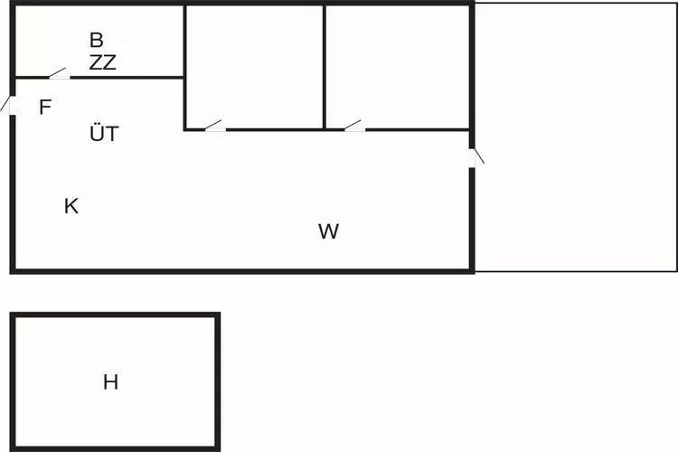 Meerzicht Juweel in Skarrild -- By Traum Ferienwohnungen-Plattegrond