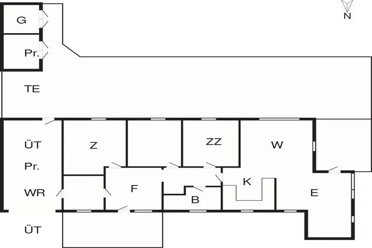 7 persoons vakantie huis in Fjerritslev-By Traum-Plattegrond
