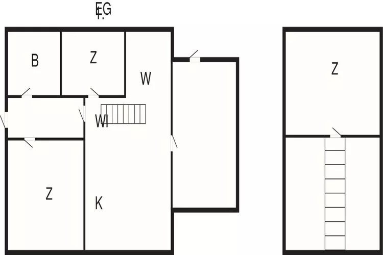 6 persoons vakantie huis in Thisted-By Traum-Plattegrond