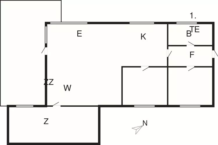 5 persoons vakantie huis in Rødby-By Traum-Plattegrond