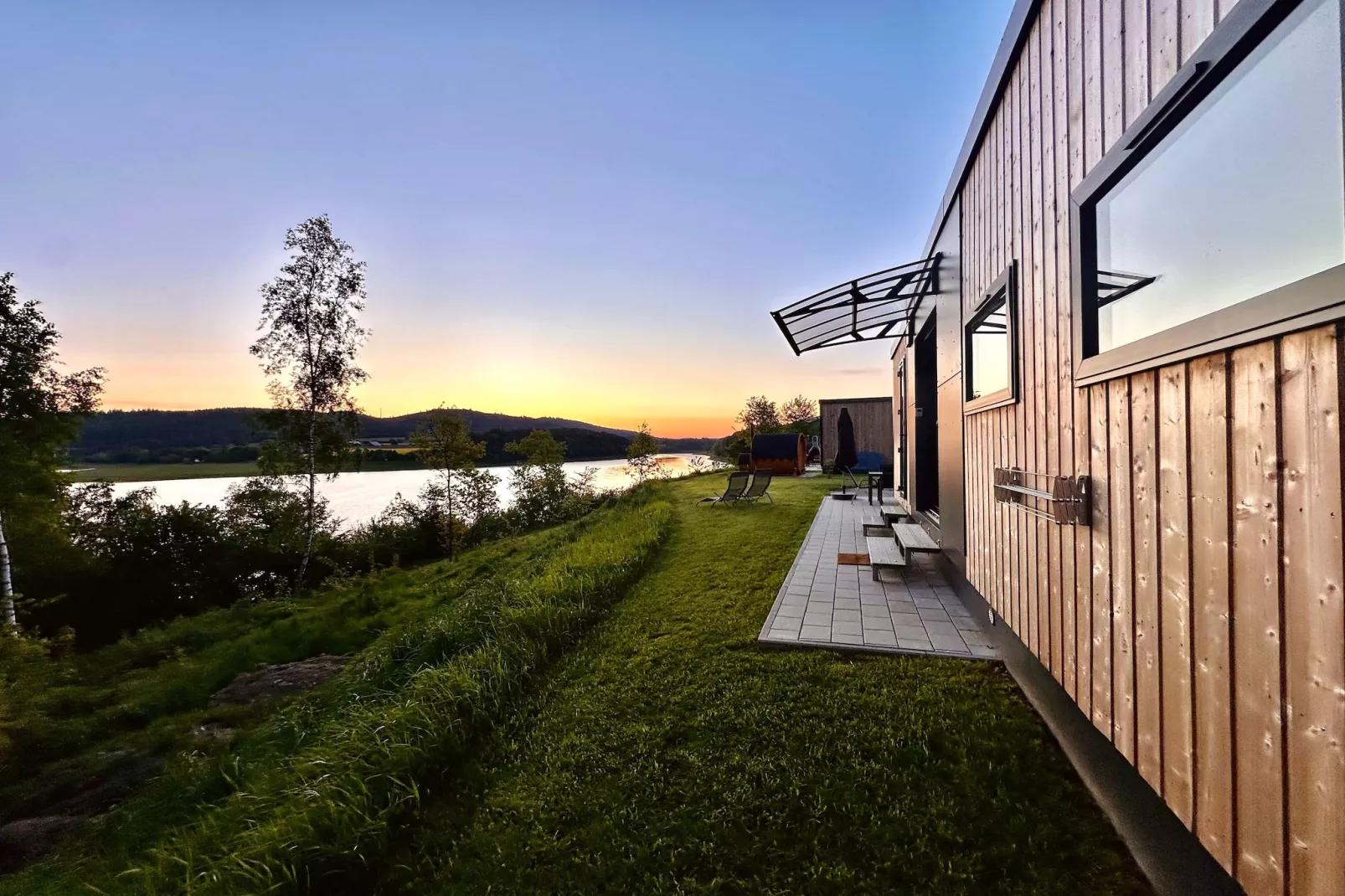 FERIENDORF SEEBLICK - Tiny Chalet am Eixendorfer See