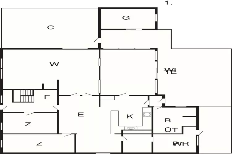 8 persoons vakantie huis in Nykøbing F-By Traum-Plattegrond