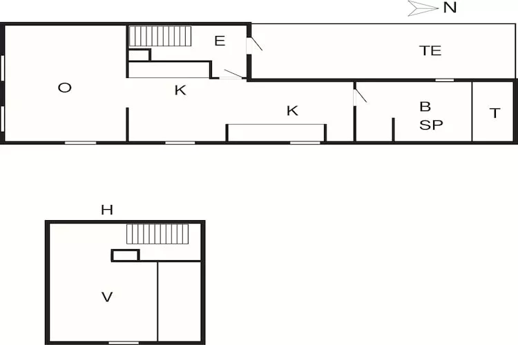 4 persoons vakantie huis in Nysted-By Traum-Plattegrond