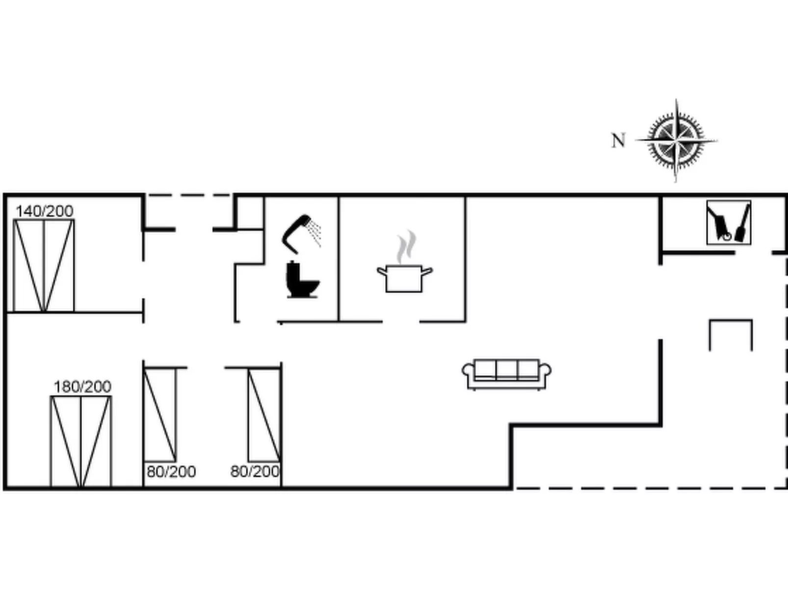 "Pinja" - 400m from the sea-Binnen