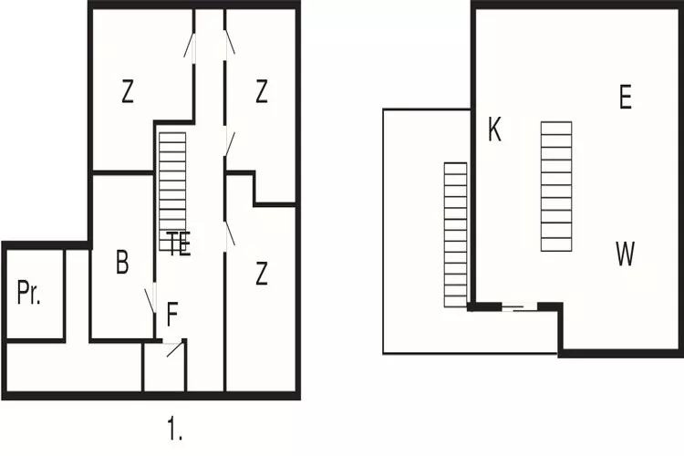 6 persoons vakantie huis in Søndeled-Plattegrond