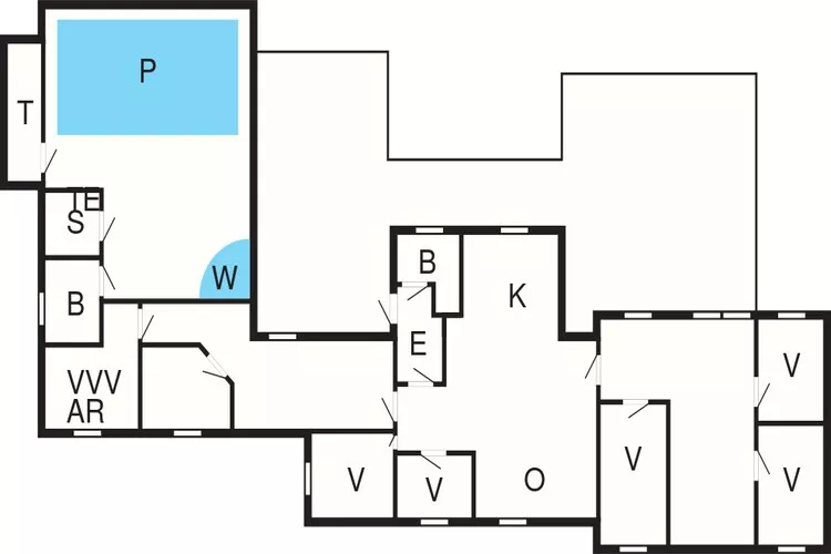 4 sterren vakantie huis in Øster Assels-By Traum-Plattegrond