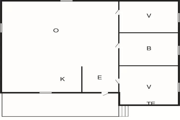 4 persoons vakantie huis in Lysøysundet-Plattegrond