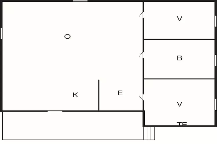 4 persoons vakantie huis in Lysøysundet-Plattegrond