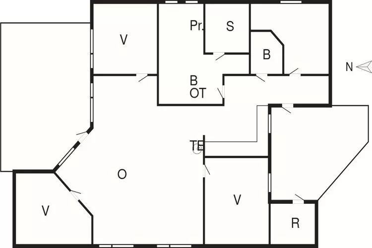 8 persoons vakantie huis in Humble-By Traum-Plattegrond
