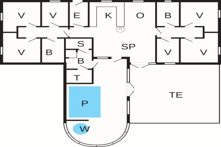 12 persoons vakantie huis in Harboøre-By Traum-Plattegrond