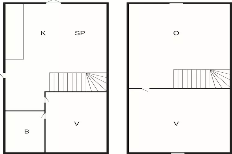 Strandplezier in Hurup -- By Traum Ferienwohnungen-Plattegrond