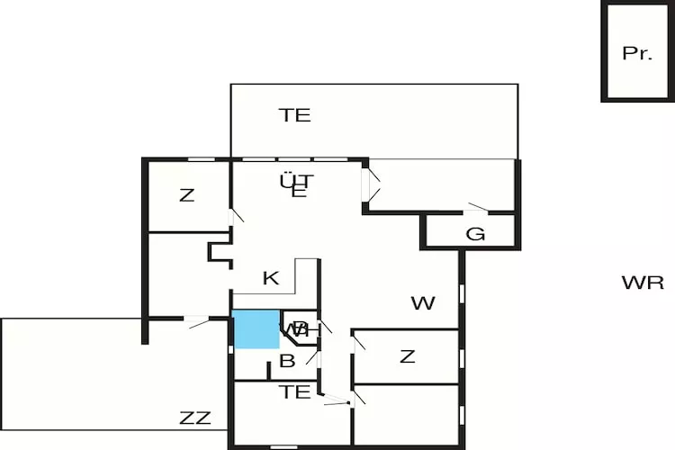 4 sterren vakantie huis in Hejls-By Traum-Plattegrond